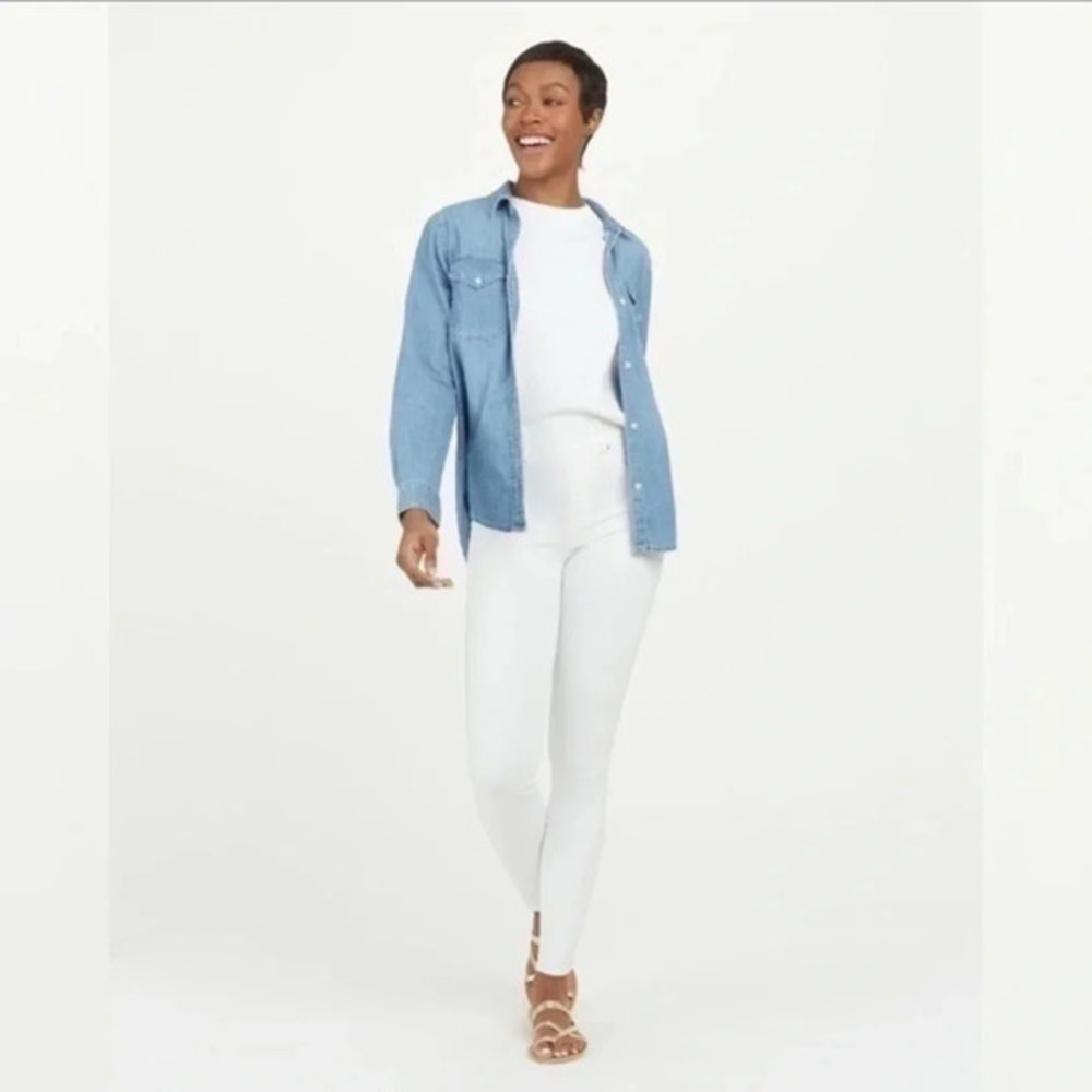 SPANX Ankle Skinny Jeans, White B375